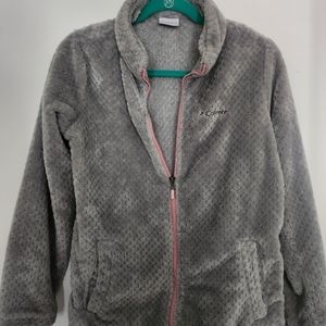 Columbia jacket xl grey pink